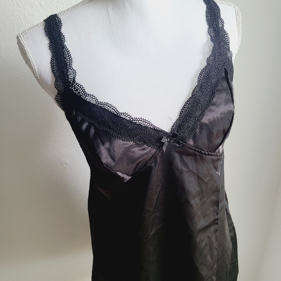Cozy Rozy Black Lace Night Piece medium NWOT - Picture 4 of 11